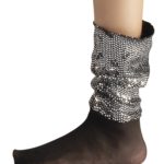 Socks with sequins